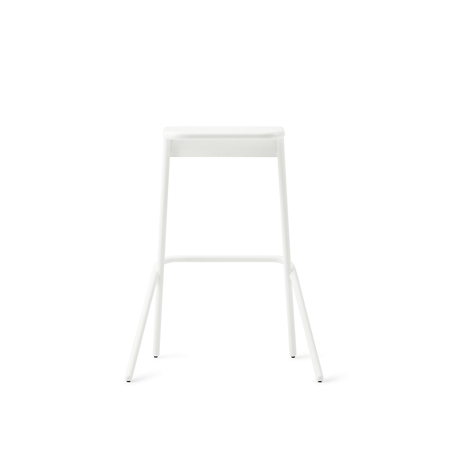 White sweep photography of Cappellini's Alodia Stool