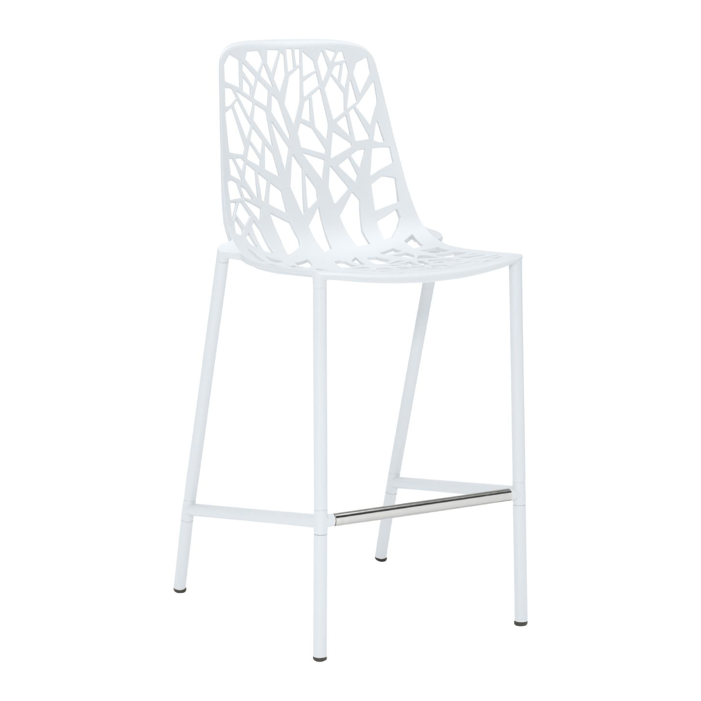 Haworth Forest chair in white in a side view