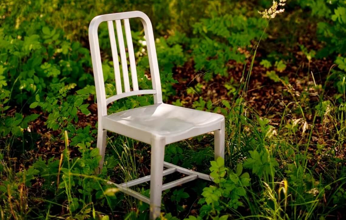 1 Inch Reclaimed- Stacking Chair
