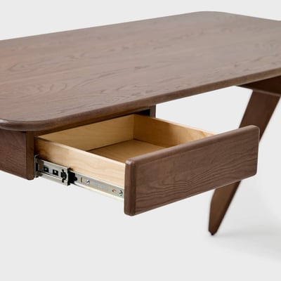 Asher Wood Desk - Walnut Stain (WD_WS)