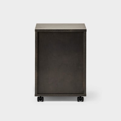Wood File Cabinet - Charcoal Stain (WD_CS)
