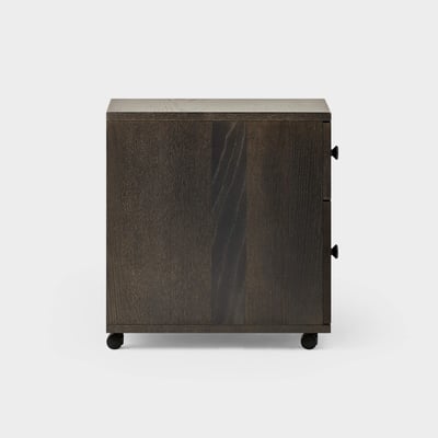 Wood File Cabinet - Charcoal Stain (WD_CS)