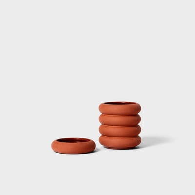 Stacking Mini Planter - Terracotta (AW_TC) / Tall