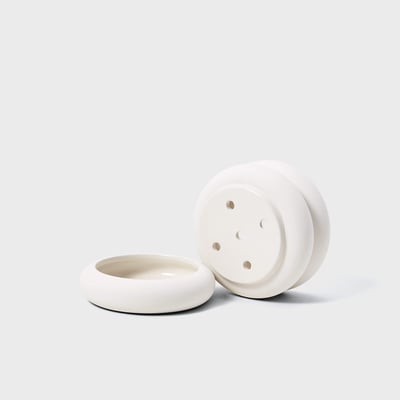 Stacking Mini Planter - White (AW_W) / Short