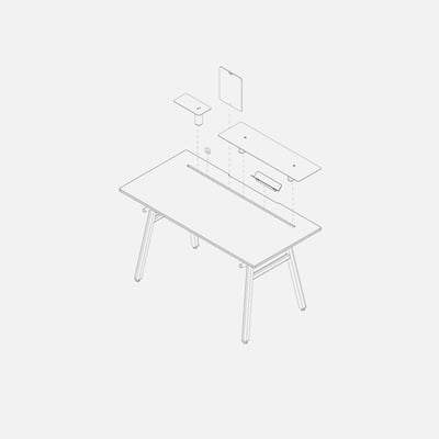 Artifox Desk - White Oak (AF-WO)