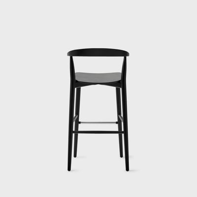 Newood Light Stool - Black Stained Ash (E4-112)