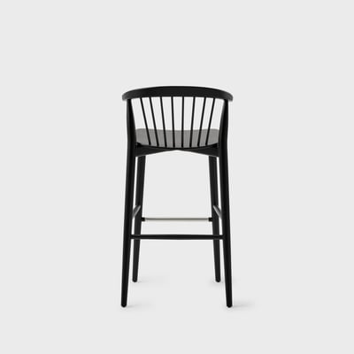 Newood Stool - Black Stained Ash (E4-112)