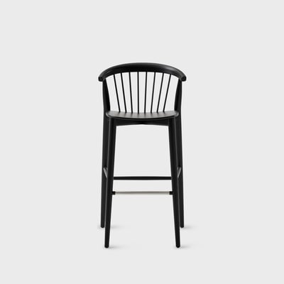 Newood Stool - Black Stained Ash (E4-112)