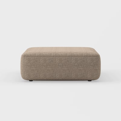 Pebble Ottoman - Large / Hard / Stone (6M-AR)