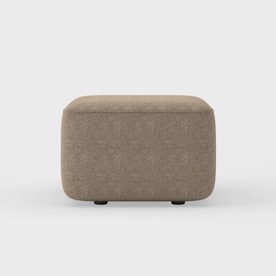 Pebble Ottoman - Small / Hard / Stone (6M-AR)