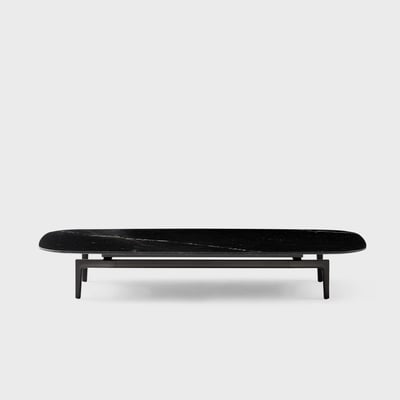 Volage EX-S Coffee Table - Black Marquiña Marble (15-N)