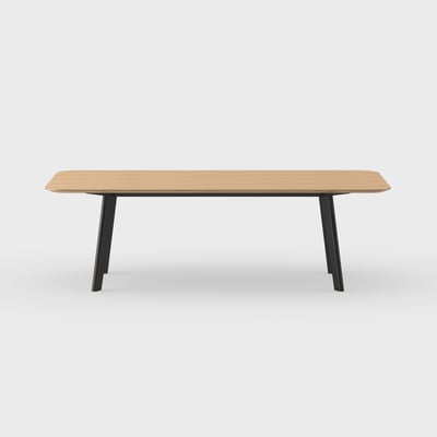 Immerse Rectangle Table - 48 x 96 / Landmark (H-KM) / Black (TR-K)