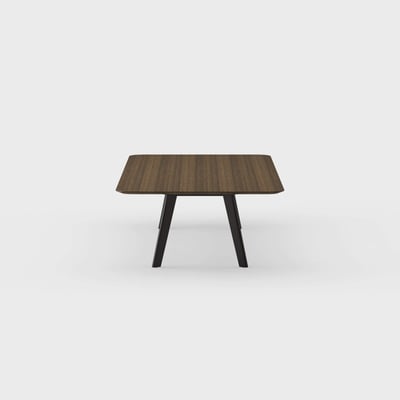 Immerse Rectangle Table - 60 x 120 / Neo Walnut (H-KL) / Black (TR-K)