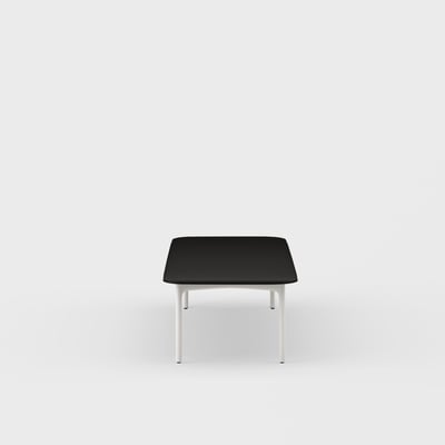 Sprig Coffee Table - Black (PW-F) / Smooth Plaster (TR-PLS)
