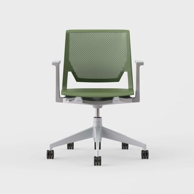 Very Conference Chair - Kale (TR-KL) / Fog (TR-7) / Soft