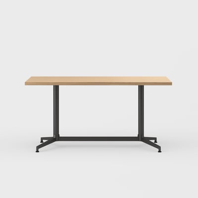 Jive Bridge Base Conference Table - 30x60 / Landmark (H-KM) / Charcoal (TR-K)