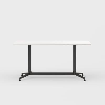 Jive Bridge Base Conference Table - 30x60 / Linen (H-WL) / Charcoal (TR-K)