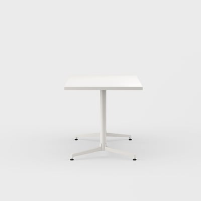 Jive Bridge Base Conference Table - 30x60 / Linen (H-WL) / Smooth Plaster (TR-PLS)