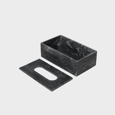Mist Tissue Box - Charcoal (FRL-CH)