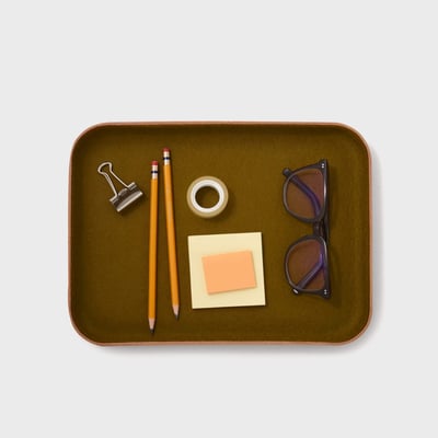 Kawabon Merino Wool Tray - Moss (GL_GM) / Large