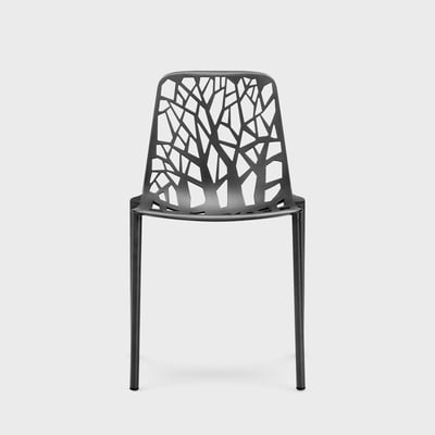 Forest Chair - Metallic Grey (J_MG) / Side Chair