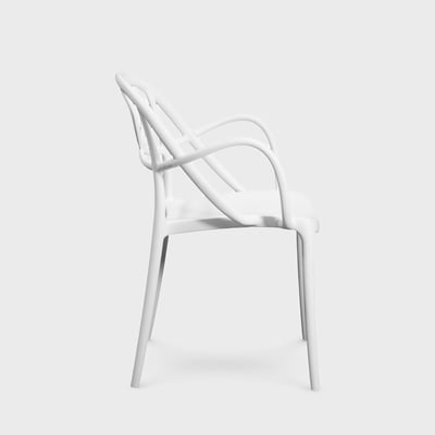 Sketch Chair - White (J_WT) / Armchair