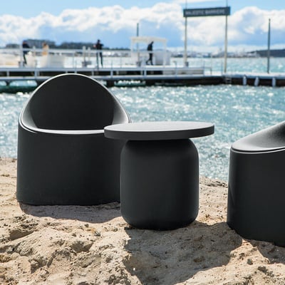 Bell Side Table - Matte Anthracite (J_MA)