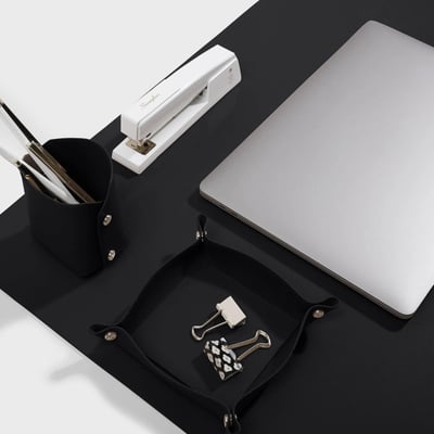 Modern Desk Set - Black (L_358)