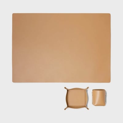 Modern Desk Set - Tan (L_359)