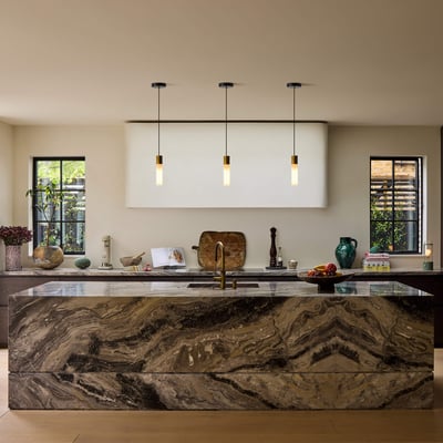 Basalt Pendant - Single / Brass (TL_BRAS)