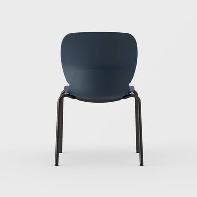 Maari Chair with 4-Leg Base - Indigo (TR-1V) / Black (TR-F) / Plastic Glide