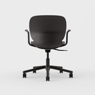 Maari Chair with 5-Star Base - Black (TR-F) / Black (TR-F)