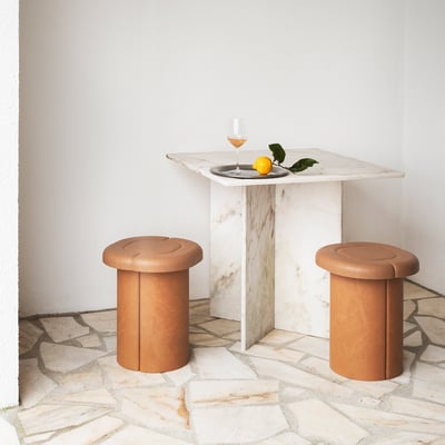 Alder Stool - Biodegradable Terra Cotta (MWA_TC)