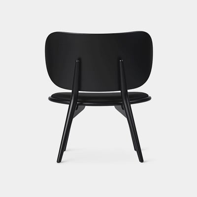 Mater Lounge Chair - Black Beech with Leather (MW_BB)