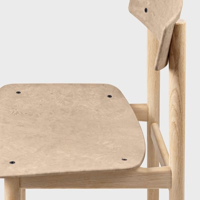 Conscious Chair 3162 - Coffee Waste Light with Oak (M_CWL)