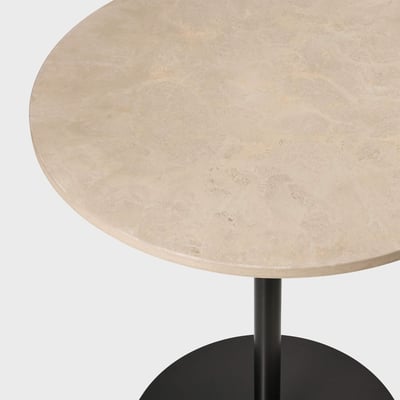 Mater Café Table - Coffee Waste Light (M_CWL) / Round