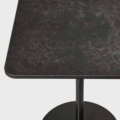 Mater Café Table - Coffee Waste Black (M_CWB) / Square