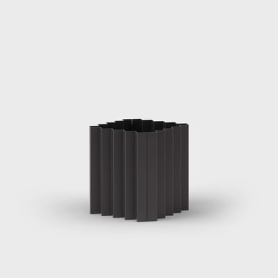 Tess Planter - Short Square / Charcoal (TR-F)