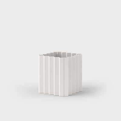 Tess Planter - Short Square / Smooth Plaster (TR-PLS)