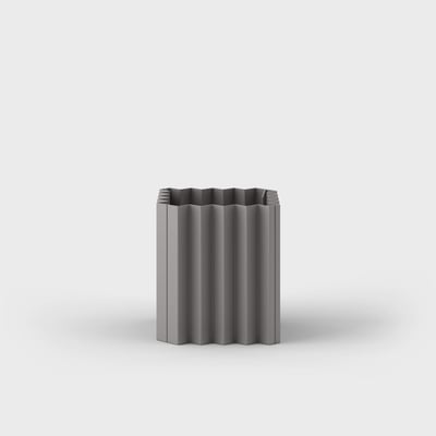Tess Planter - Short Square / Stone (S-ST)