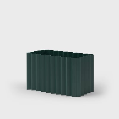 Tess Planter - Short Rectangle / Moss (S-FM)