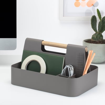 Elin Desk Caddy - Charcoal (TR-F)