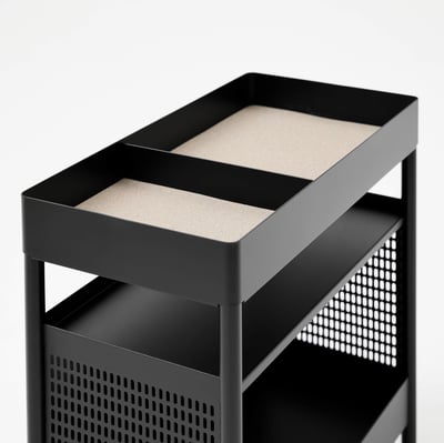 Nomad Storage Cart - Charcoal (TR_K) / With Casters