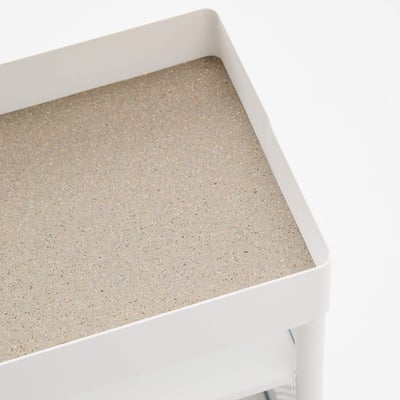 Nomad Storage Cart - Smooth Plaster (TR_PLS) / No Casters