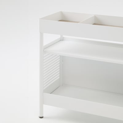 Nomad Storage Cart - Smooth Plaster (TR_PLS) / No Casters