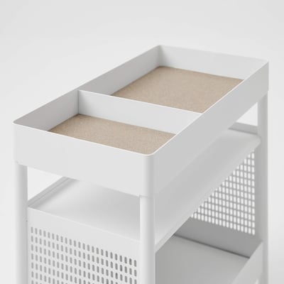 Nomad Storage Cart - Smooth Plaster (TR_PLS) / No Casters