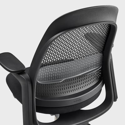 Breck Office Chair - Coal (3A-18) / Black (TR-F)