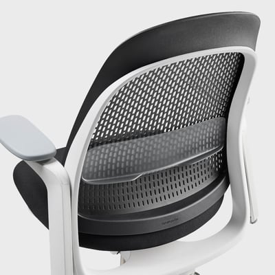 Breck Office Chair - Coal (3A-18) / Snow (TR-UFM)