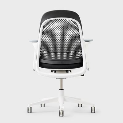Breck Office Chair - Coal (3A-18) / Snow (TR-UFM)