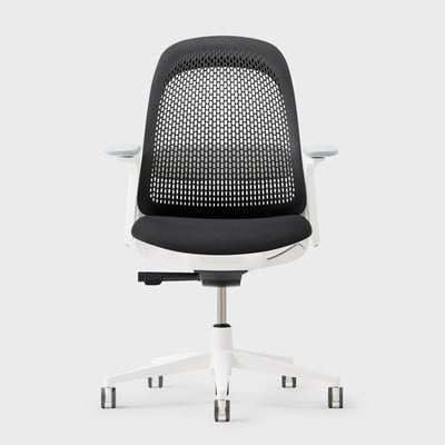 Breck Office Chair - Coal (3A-18) / Snow (TR-UFM)